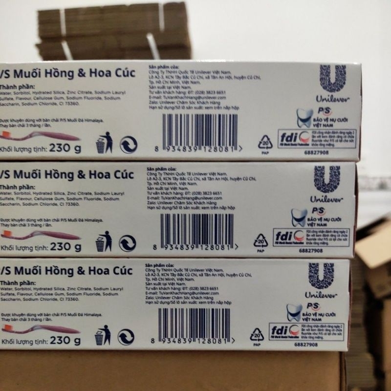 Kem đánh răng p/s muối hồng&hoa cúc