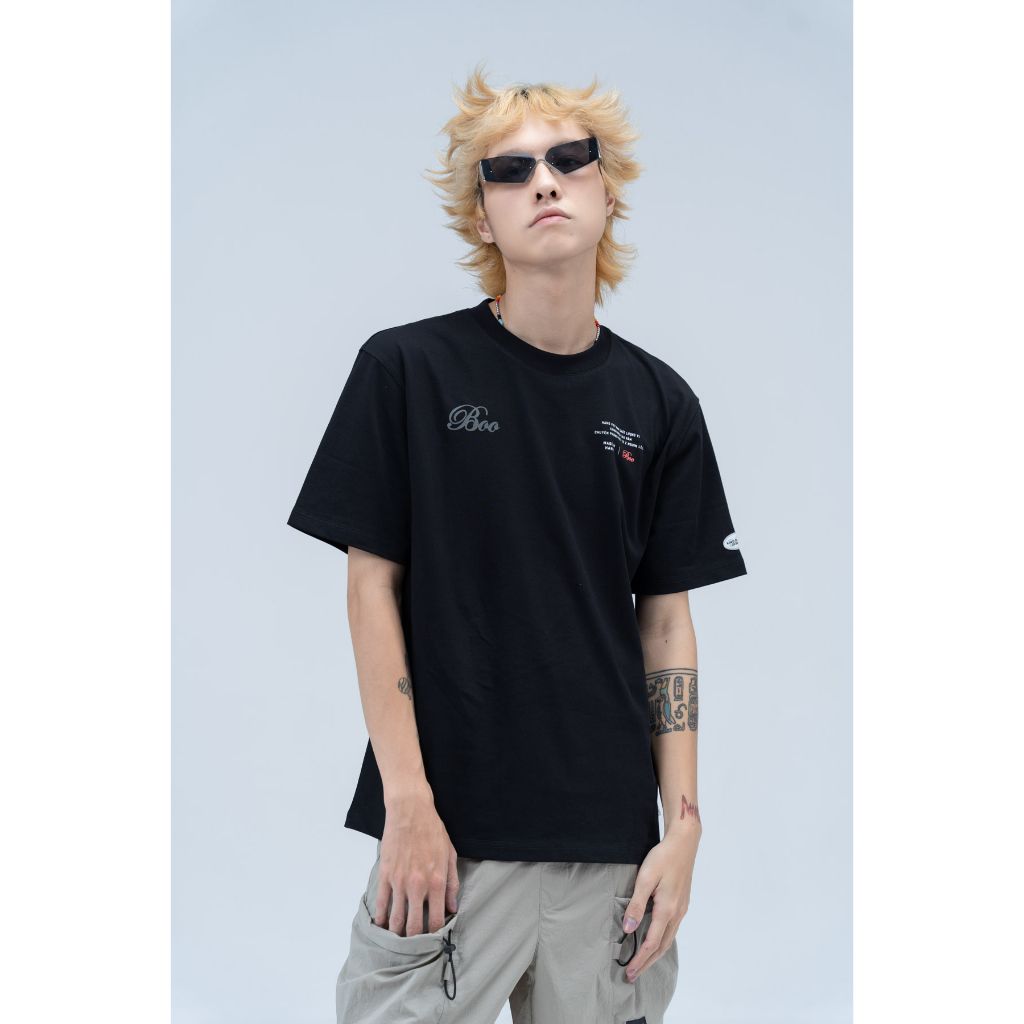 Áo Thun Unisex BOO Dáng Boxy Logo BOO Chính Hiệu Local Flavor