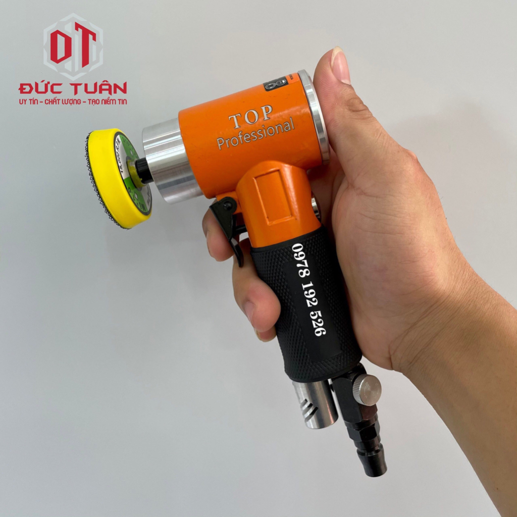 Máy Đánh Bóng Mini Dùng Hơi Chuyên Đánh Bóng Nhựa , Chóa Đèn , Xe máy , Ô tô