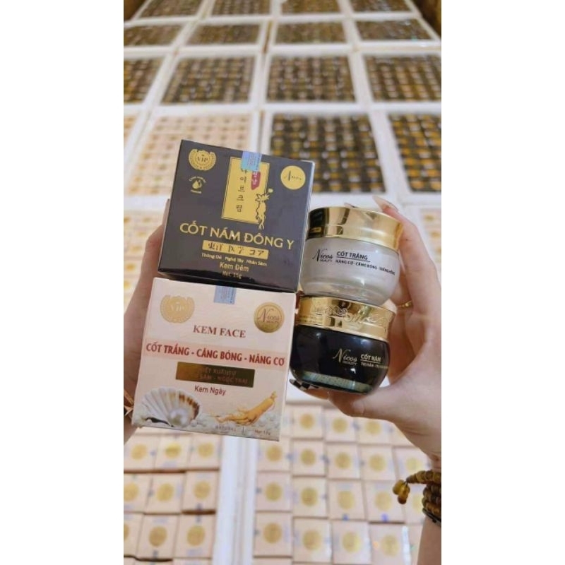 COMBO kem Face cốt Nám Đông ý NiCos và kem cốt Trắng nâng cơ Nicos Beauty