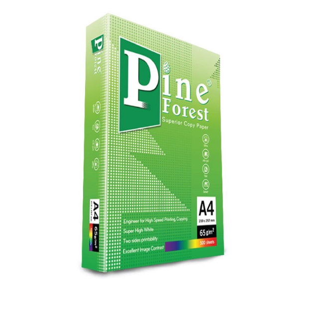 Giấy photo Pine A4 ĐL 65g/m2 Pine Forest đi kèm với độ dày nâng cao