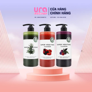 Sữa Rửa Mặt 3in1 Tẩy Trang - Rửa Mặt - Thải Độc Tố Byvibes Wonder Bath Super Vegitoks Cleanser 300ml