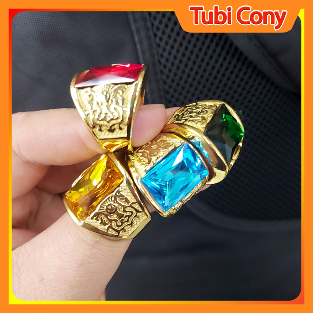 Nhẫn Nam Phong Thủy Mang Tài Lộc Gồm 04 Màu Theo Mệnh N4623 - 145 - Tubi Cony