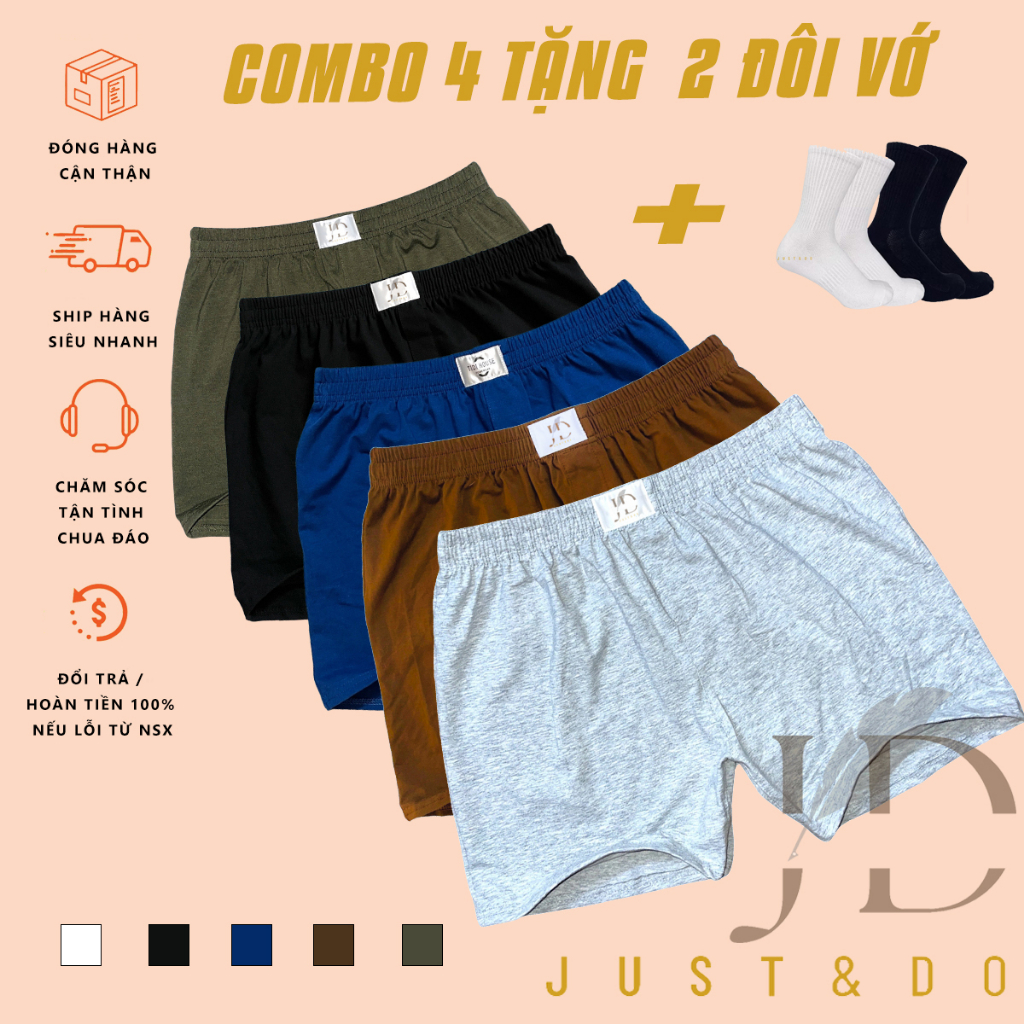- Quần short/Đùi trơn Cotton 4 chiều co giãn thoáng mát, thấm hút mồ hôi tốt, mền mịn, vận động thoải mái