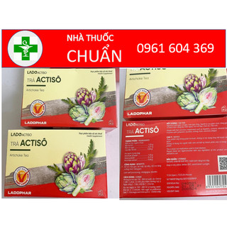 Trà Actiso Ladophar - Hộp 20 gói túi lọc - hỗ trợ Mát gan, thanh nhiệt Actisô Ladophar Lâm đồng