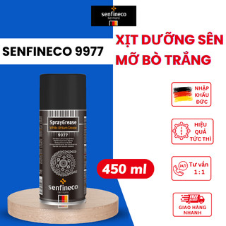 Xịt dưỡng sên senfineco 9977 xịt mỡ lithium trắng