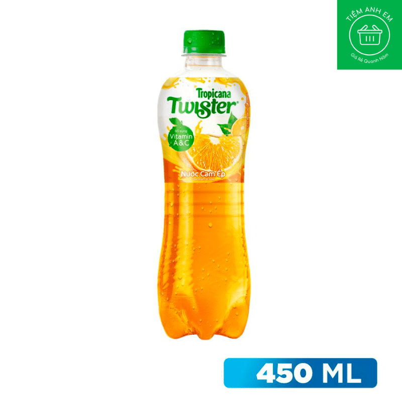 Nước cam ép Twister Tropicana chai 450ml