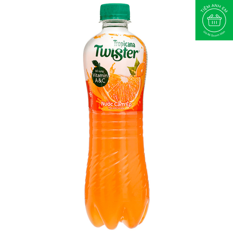 Nước cam ép Twister Tropicana chai 450ml