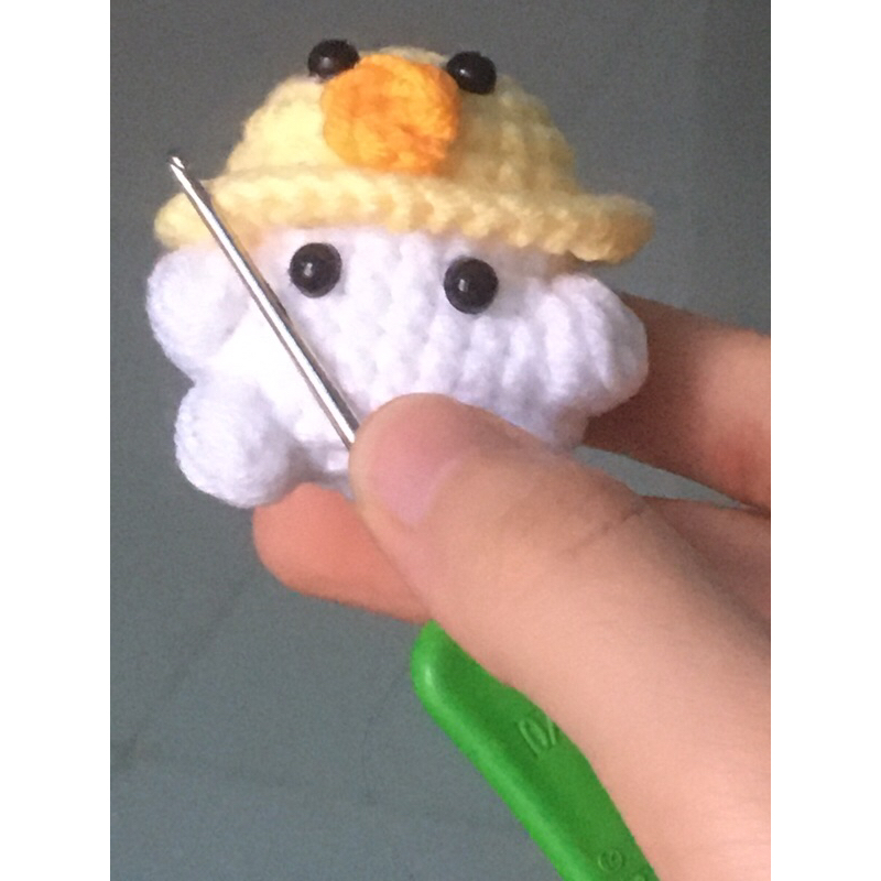 Móc khoá nấm bằng len siêu cute handmade