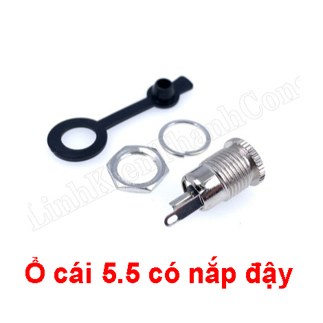 Ổ Jack DC 5.5 kim loại chống nước