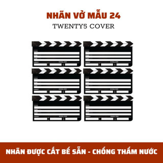 SET NHÃN VỞ THEO MẪU 20 - 29