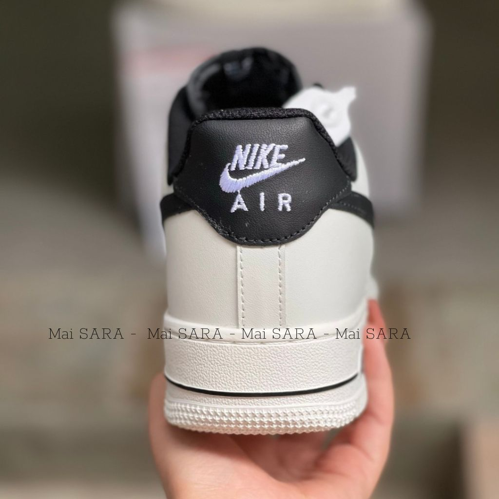 giày_nike air force 1 trắng vệt đen, giày thể thao af1 trắng mũi đen hàng cao cấp đầy đủ phụ kiện, full size nam nữ. | BigBuy360 - bigbuy360.vn