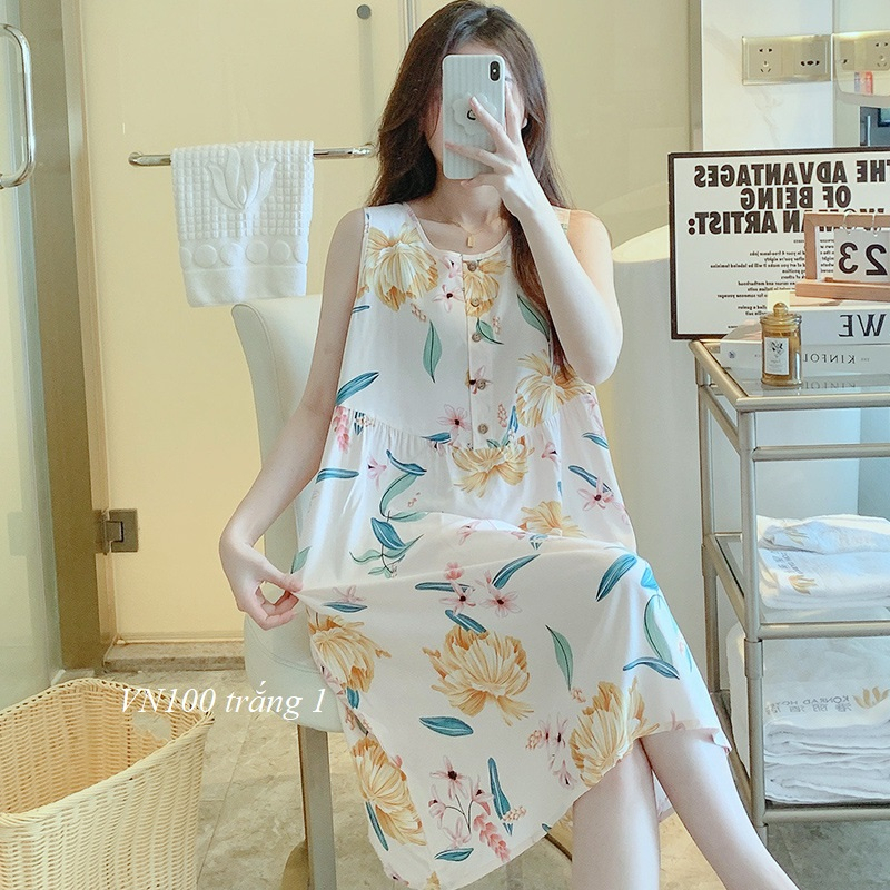 VÁY LANH SĂN Hàng Giao Luôn MẶC NHÀ ĐẦM MẶC NHÀ VN100