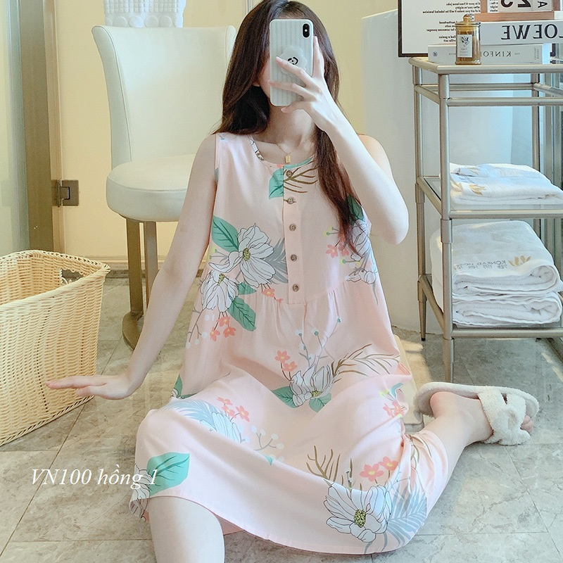 VÁY LANH SĂN Hàng Giao Luôn MẶC NHÀ ĐẦM MẶC NHÀ VN100
