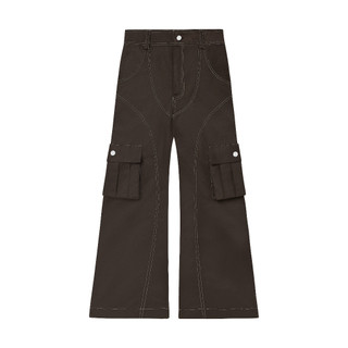 Quần túi hộp Loner Trousers màu nâu - Cargo pant ONISM
