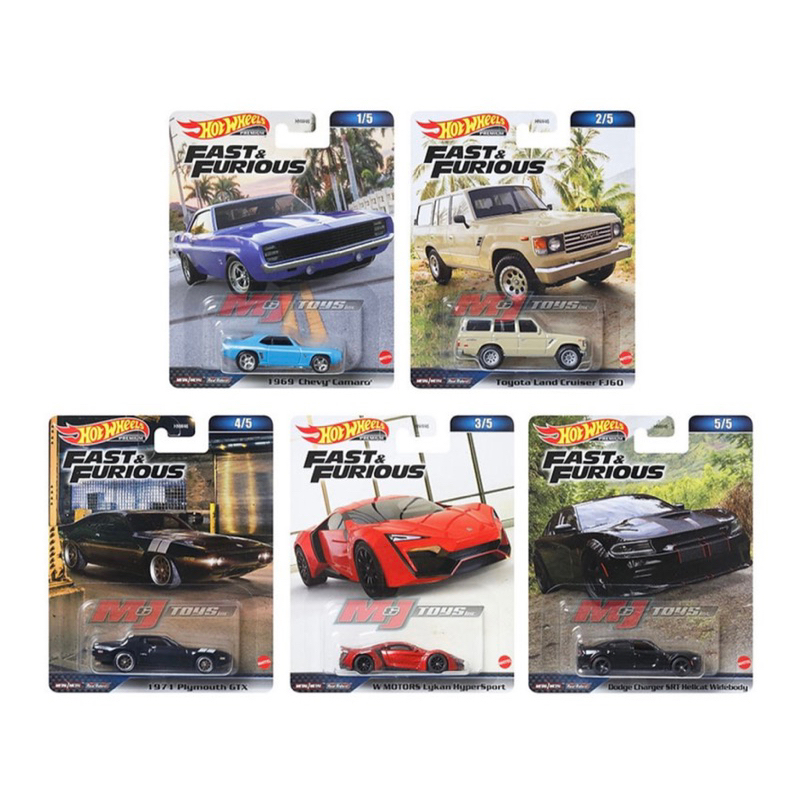 Xe mô hình Hot Wheels Premium Fast & Furious tỉ lệ 1/64