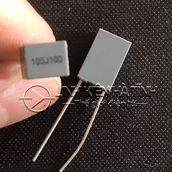 Túi 10 con LINH KIỆN Tụ 105j 100v loại lớn 100v 105j thay thế trong máy hàn