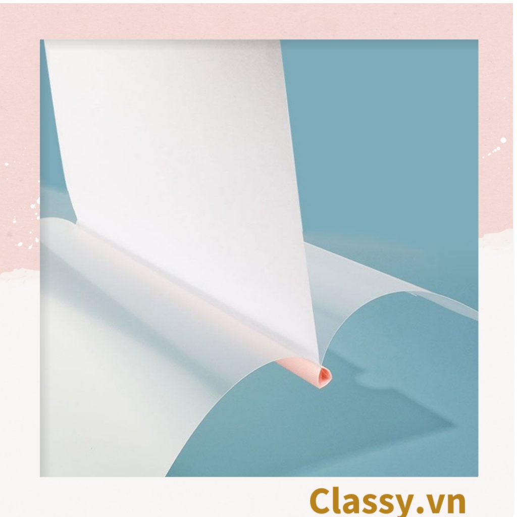 Kẹp tài liệu, rút gáy kẹp giấy Bìa kẹp tài liệu a4  kẹp màu trắng PK1708