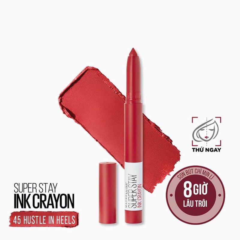 Son bút siêu lì maybelline super crayon