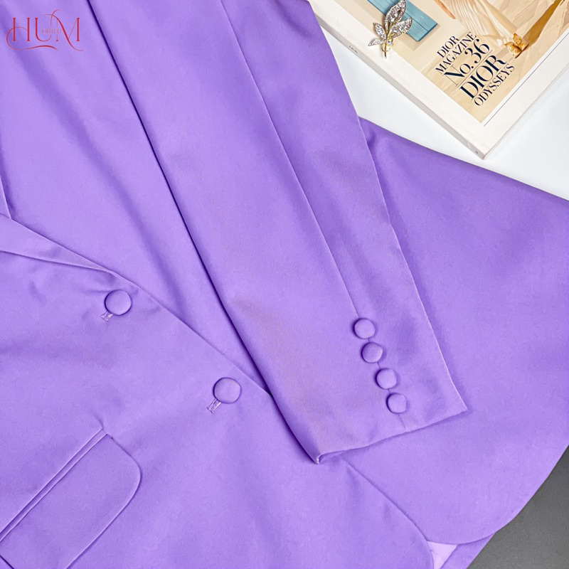 Áo Blazer nữ, vest nữ thân dài, tay dài, form áo kiểu Hàn, vải mềm mại, nút bọc vải tỉ mỉ kì công, đủ size - Virgo B06 | BigBuy360 - bigbuy360.vn