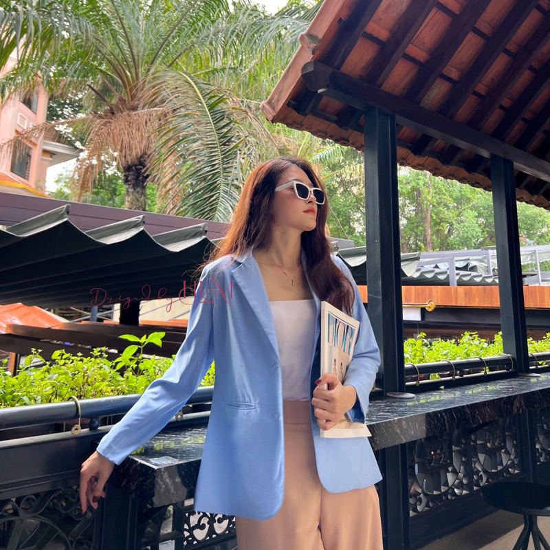 Áo Blazer nữ, vest nữ thân dài, tay dài, form áo kiểu Hàn, vải mềm mại, nút bọc vải tỉ mỉ kì công, đủ size - Virgo B06 | BigBuy360 - bigbuy360.vn