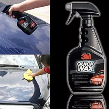 Chai xịt tăng độ bóng bề mặt sơn Ô Tô và Xe Máy 3M 39034 Quick Wash 473ml