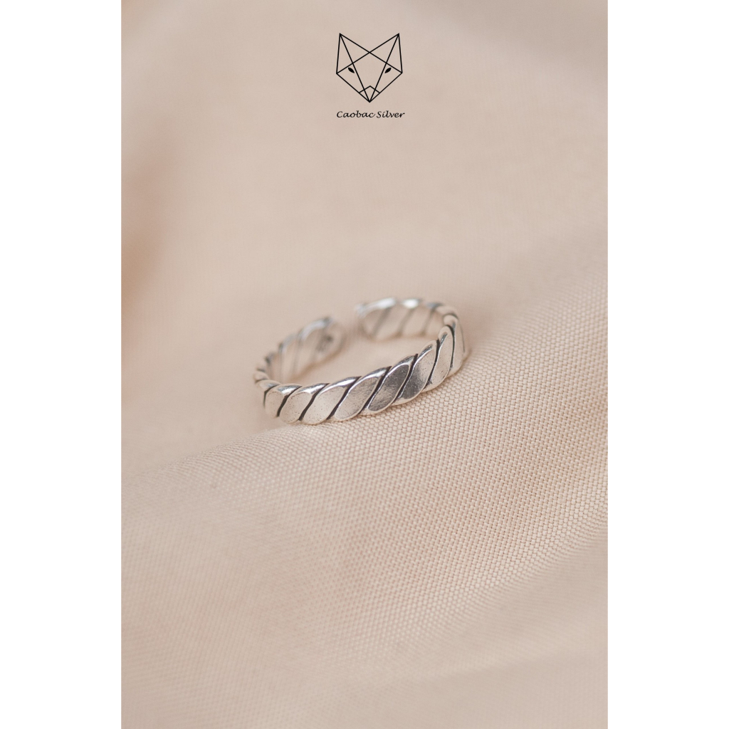 Nhẫn Chân Nữ Caobac Sliver Chất Liệu Bạc Thái Cao Cấp Thiết Kế Hoạ Tiết Đơn Giản Tế Món Quà Dành Tặng Riêng Cho Bạn Gái