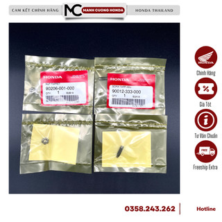 Bộ ốc chỉnh cò + đai ốc chỉnh cò wave thái 100-110 / dream c100 honda chính hãng