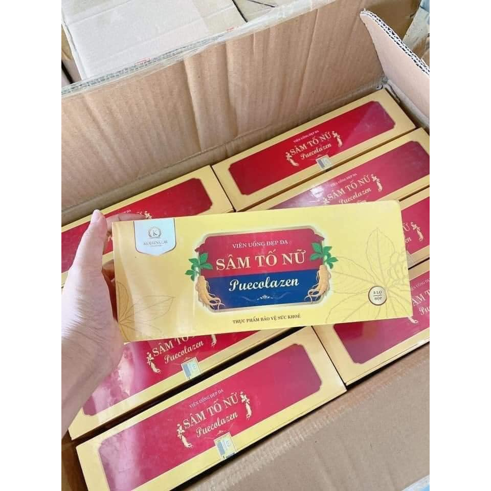 SÂM TỐ NỮ COLLAGEN LÀM TRẮNG ĐẸP DA, CHỐNG LÃO HÓA CÂN BẰNG NỘI TIẾT TỐ