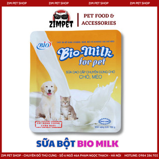 Sữa bột dinh dưỡng cho chó mèo Bio Milk - gói 100gr - Zimpet