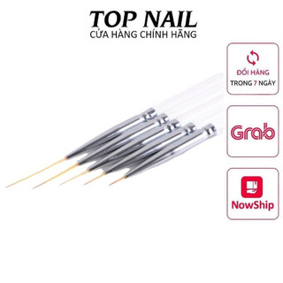 Cọ nét nail, cọ râu opi đầu mảnh vẽ móng siêu mịn nét