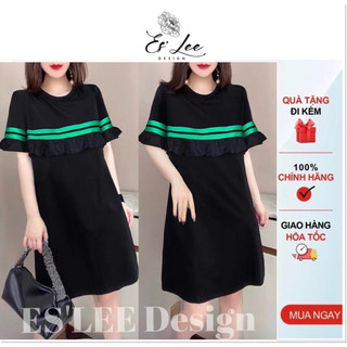 Đầm nữ bigsize che bụng từ 45kg - 110kg. Đầm dự tiệc bigsize. Chất liệu vải Manggo mềm mát, co giãn, thấm hút mồ hôi.