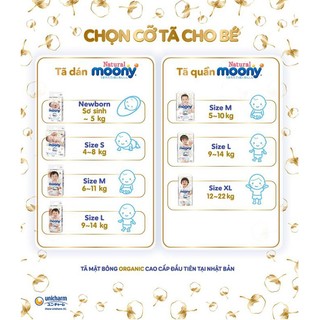 MOONY NATURAL TÃ QUẦN XL32 (12kg - 22kg)