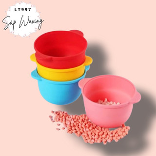 Chén Silicone Nấu Sáp Wax Lông Chống Dính, Dễ Dàng Làm Sạch, Chịu Nhiệt Cao