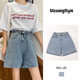  Quần Short jean nữ chất bò trơn mềm dễ phối đồ phù hợp đi chơi đi học siêu hot QU6 