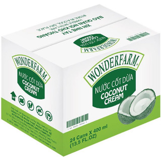 Nước Cốt Dừa Wonderfarm Lon 400ml