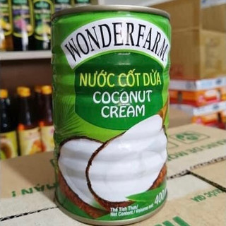 Nước Cốt Dừa Wonderfarm Lon 400ml