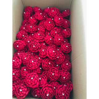Đầu bông hoa giấy nhún đủ màu