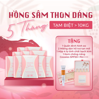 Hồng sâm giảm cân - combo 05 tháng - ginseng slim thanh thuý