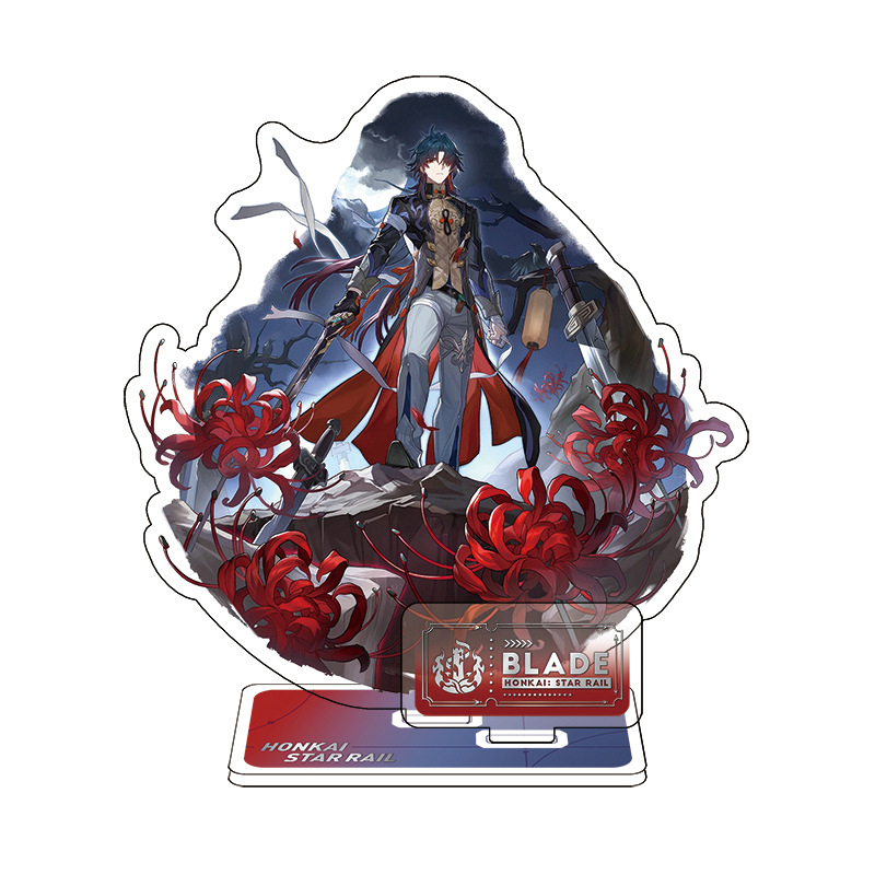 Standee Honkai Star Rail, mô hình Seele, Bronya, JingYuan, Kafka, Blade, Himeko, Bailu và các nhân vật khác