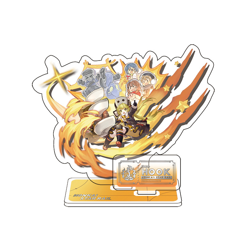 Standee Honkai Star Rail, mô hình Seele, Bronya, JingYuan, Kafka, Blade, Himeko, Bailu và các nhân vật khác