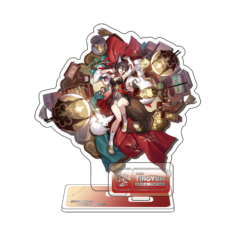 Standee Honkai Star Rail, mô hình Seele, Bronya, JingYuan, Kafka, Blade, Himeko, Bailu và các nhân vật khác