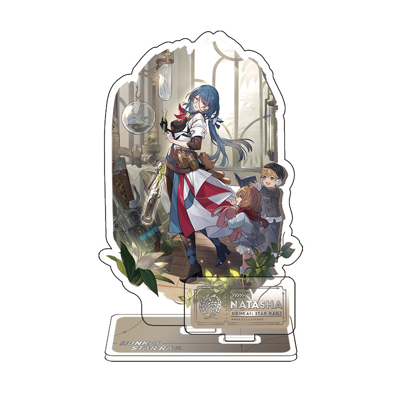 Standee Honkai Star Rail, mô hình Seele, Bronya, JingYuan, Kafka, Blade, Himeko, Bailu và các nhân vật khác