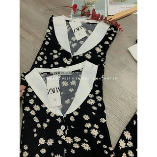 Set Áo Váy Hoa Cúc Dễ Mix Match