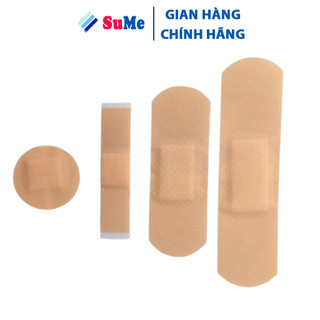 Băng gâu y tế URGO 100 miếng, băng urgo cá nhân miếng to tròn dài
