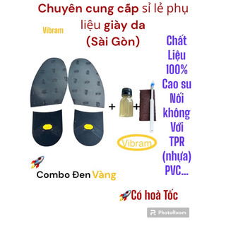 Combo Bộ đế dán giày hiệu vibram + KEO