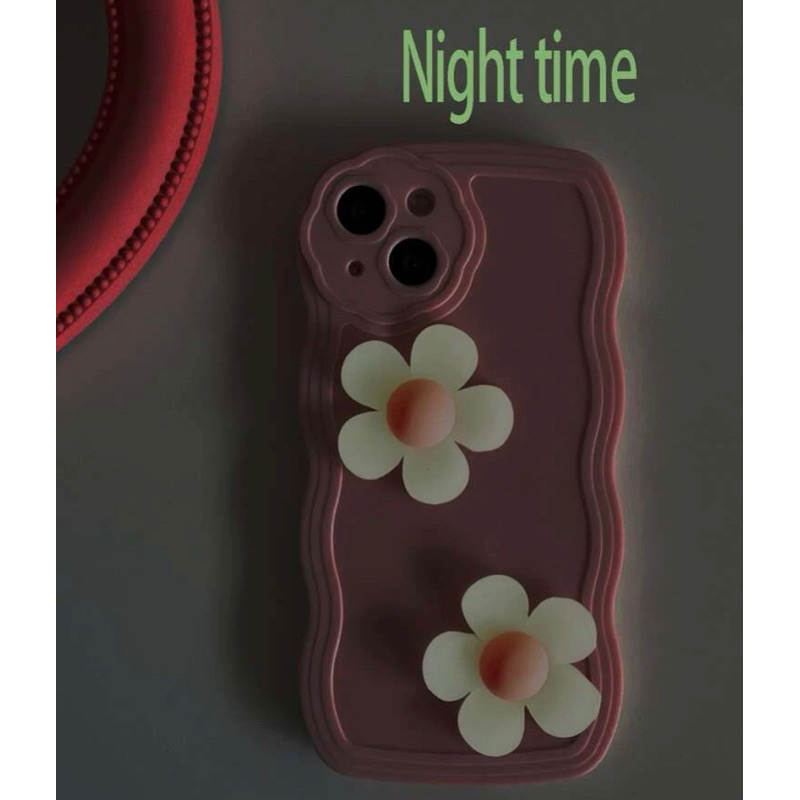 ✨Ốp lưng điện thoại iPhone trang trí nhô ra hình bông hoa đáng yêu✨