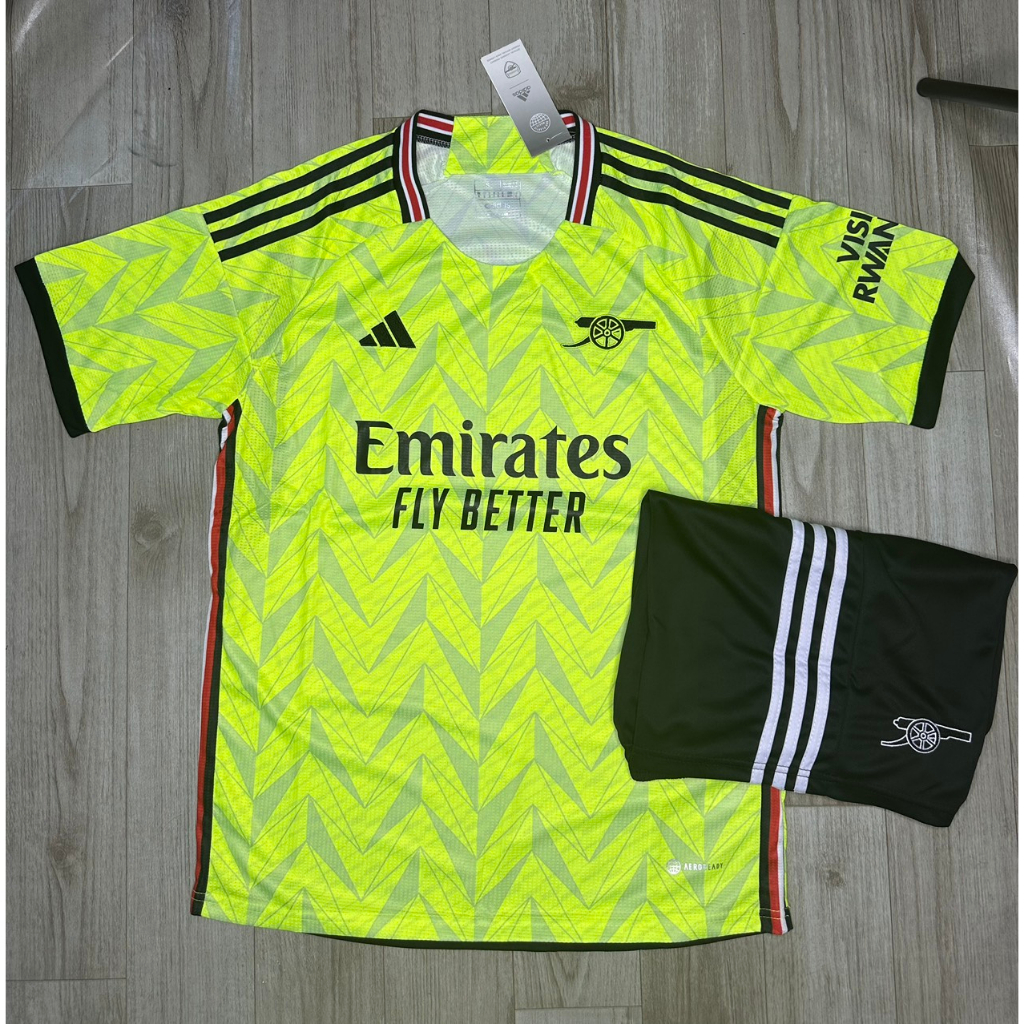 Áo Bóng Đá CLB Arsenal Xanh Ngắn Tay 23/24 - Vải Polyester Thái