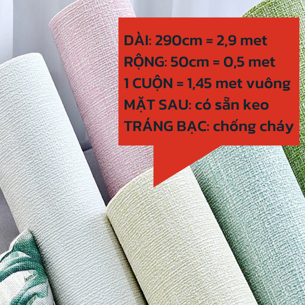 NHẬN THI CÔNG - Cuộn xốp dán tường hoạt hình, dài 2,9m rộng 50 cm, mặt sau có sẵn keo tráng nhôm chống cháy cách nhiệt