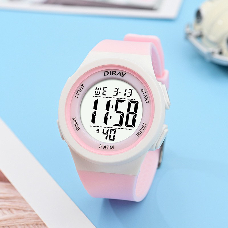 ( TẶNG KÈM ĐỒ CHƠI ) Đồng hồ điện tử Diray unisex